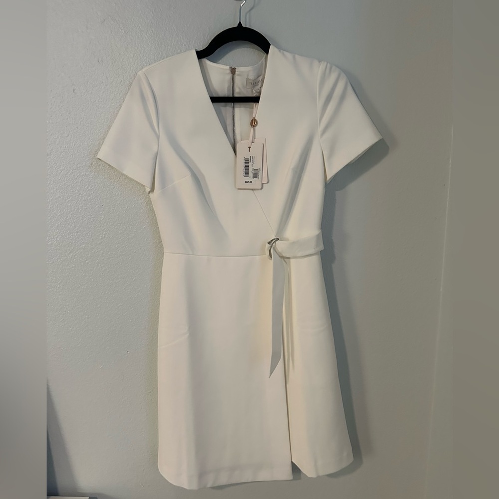 Ted Baker white dress bride